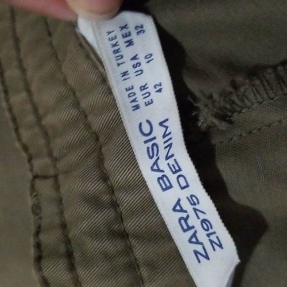 Zara denim Z1975 cargo pants - Picture 3 of 3